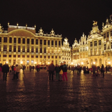 Grand Place by night